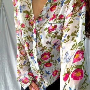 Kut from the Kloth Floral Button Down